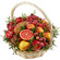 fruit basket with Pomegranates. Chelyabinsk
