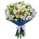 bouquet of white orchids. Chelyabinsk